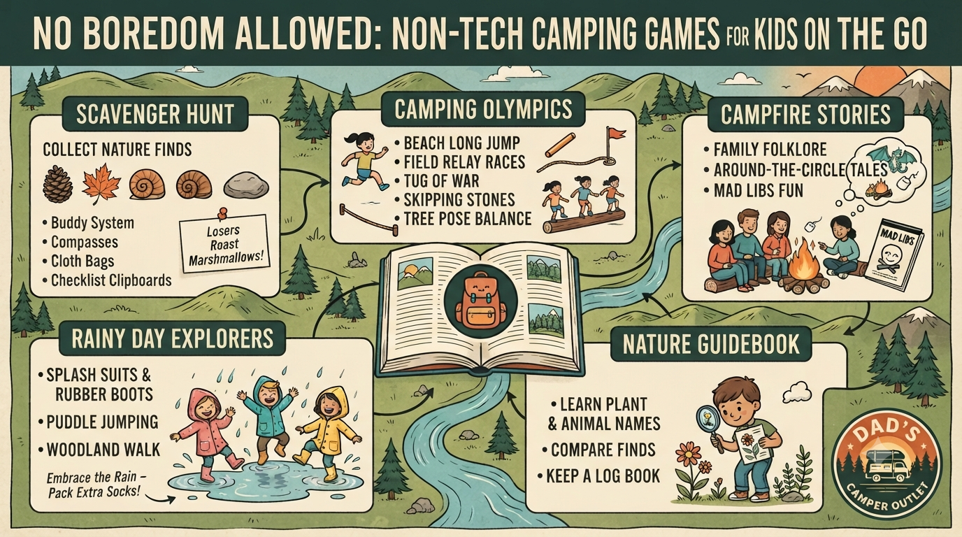5 Camping Games for Kids — Dad's Camper Outlet Blog