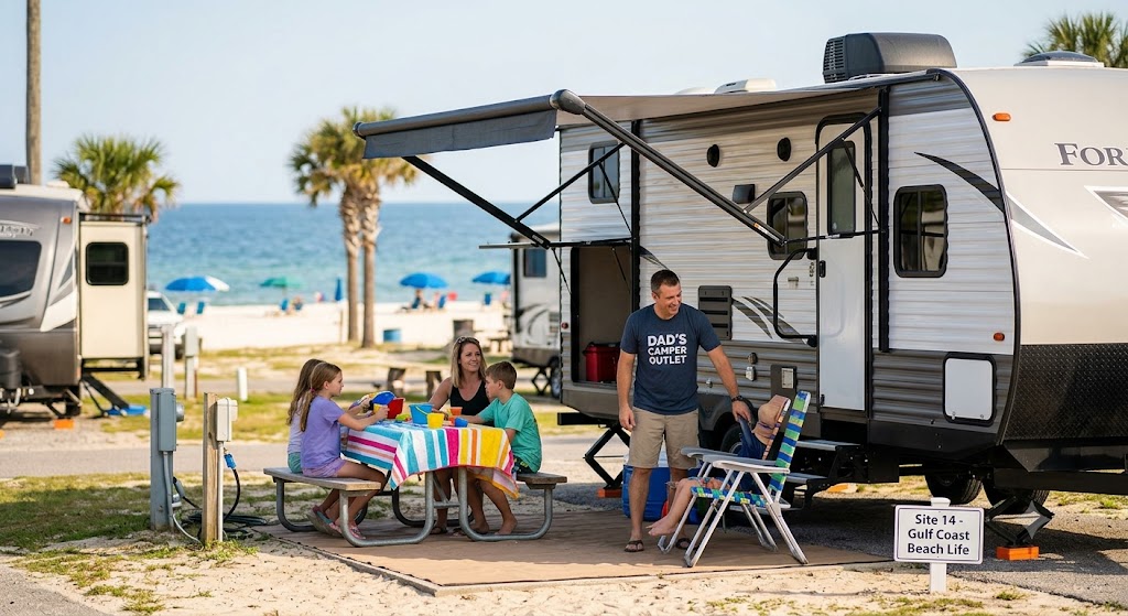 Gulfport RV Camping: Beach Trips Made Easy with Dad's Camper Outlet — Dad's Camper Outlet Blog