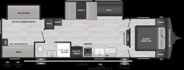 New 2026 Keystone RV Hideout Max 310XBR for sale in Lucedale, MS