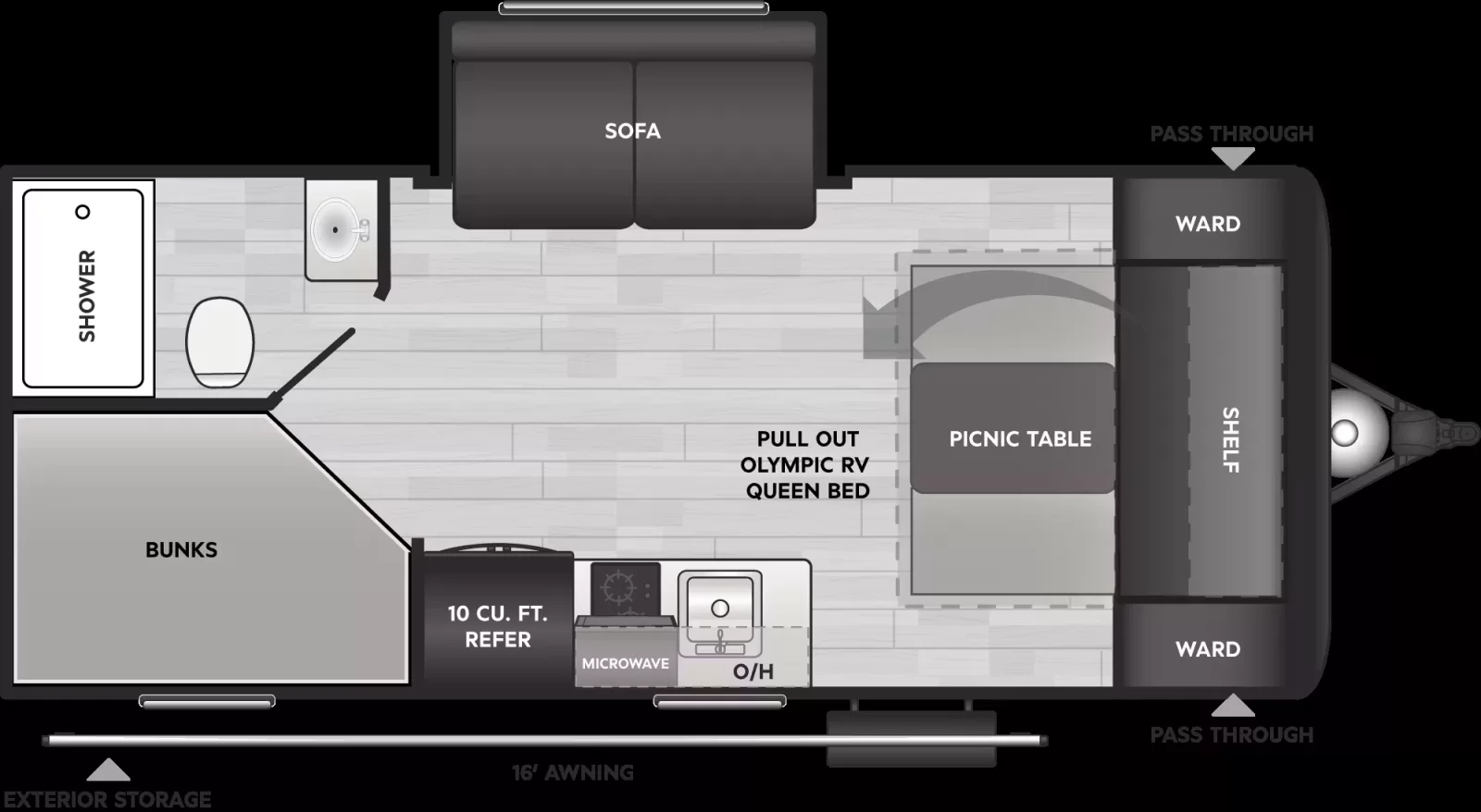 New 2026 Keystone RV Hideout Mini 199BHS for sale in Lucedale