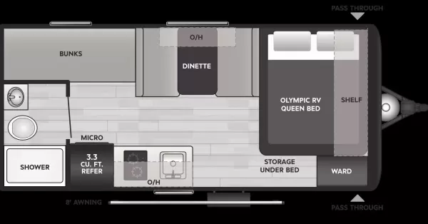 New 2026 Keystone RV Hideout Mini 161BH for sale in Lucedale, MS