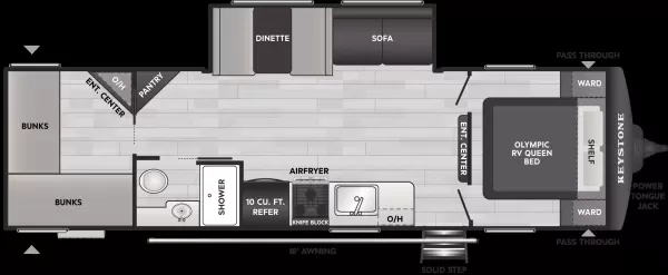 New 2027 Keystone RV Hideout Sport 288BRS for sale in Lucedale, MS