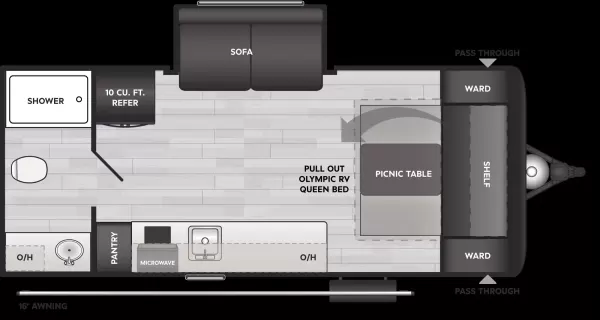 New 2027 Keystone RV Hideout Mini 195RBS for sale in Lucedale, MS